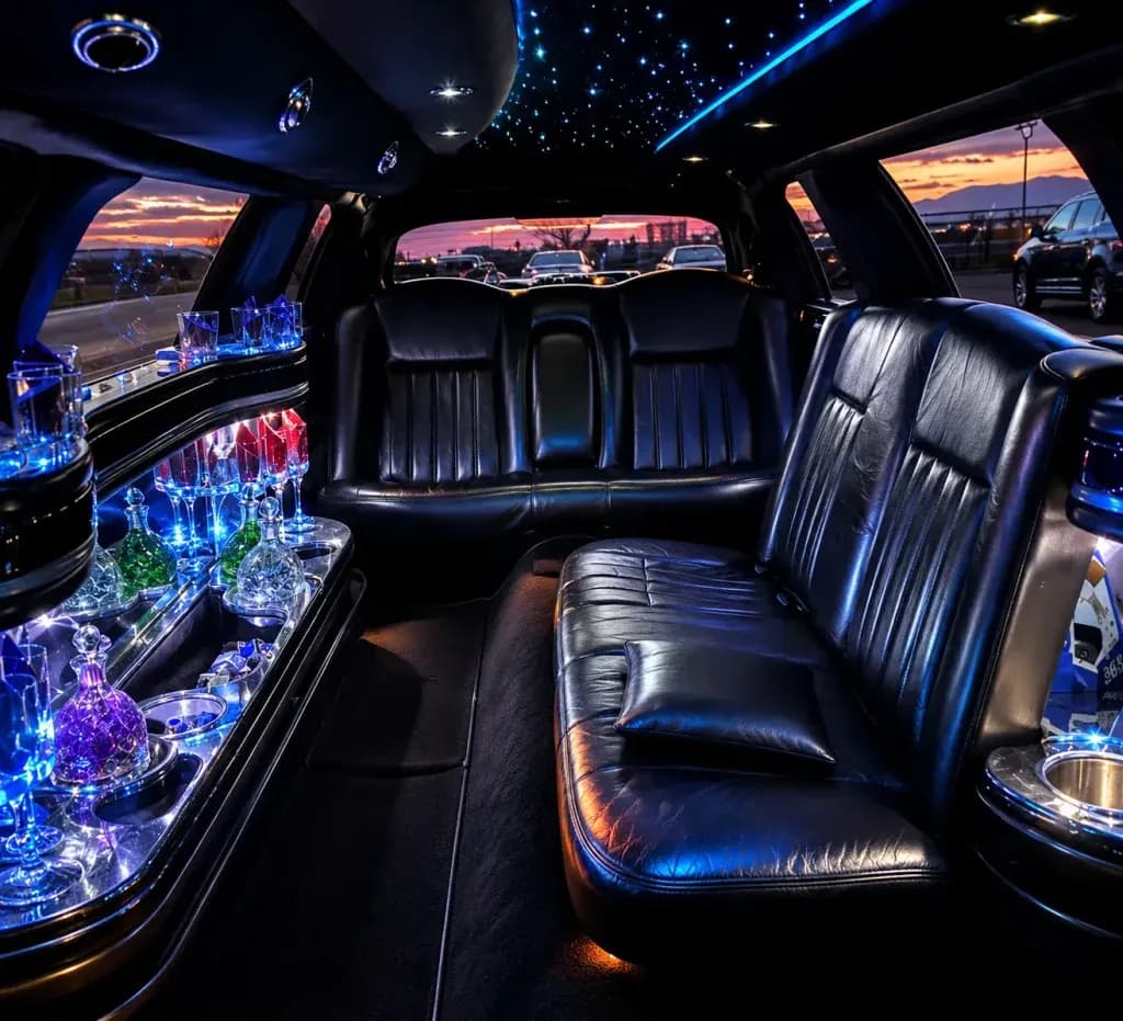 8 Passenger Lincoln Stretch Limousine finished in white, take 2 8 Passenger Lincoln Stretch Limousine finished in white, take 2
