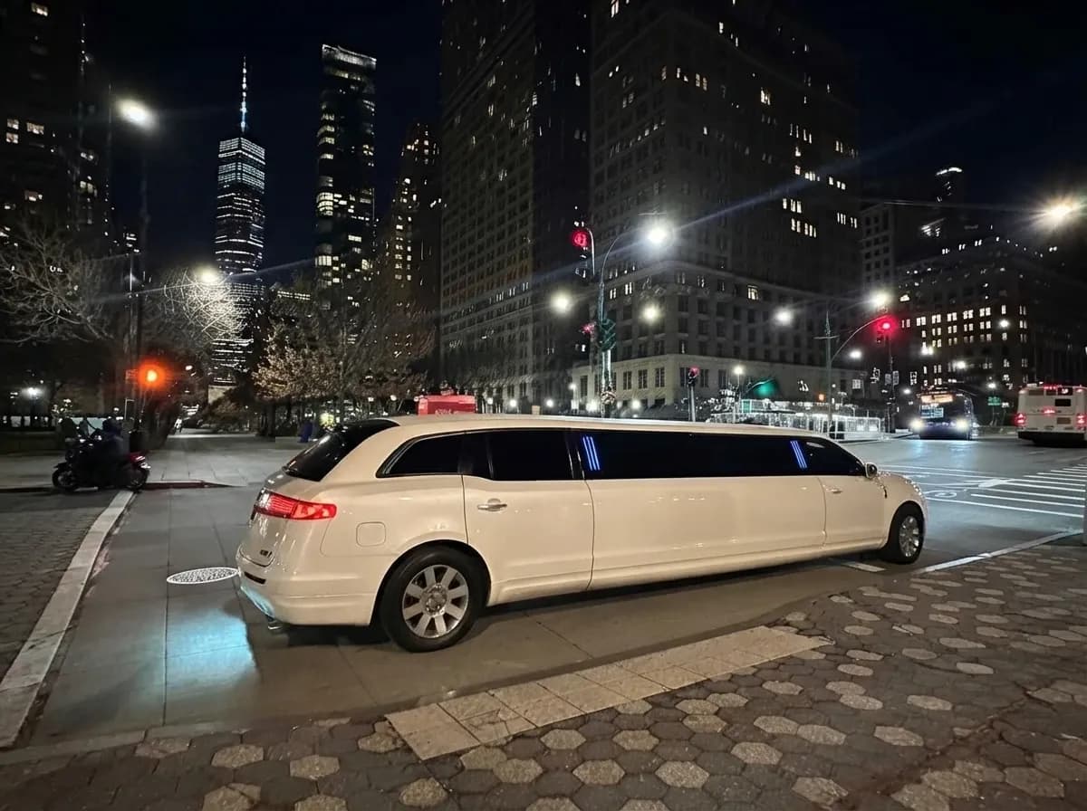 Lincoln MKT Limousine finished in white, take 2 Lincoln MKT Limousine finished in white, take 2