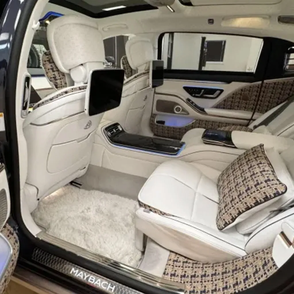Black Mercedes-Maybach Haute Voiture, photo 2 for wedding car rental in Rockville, MD