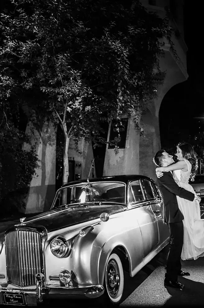 Silver 1957 Bentley SI, photo 5 for wedding car rental in Nevada