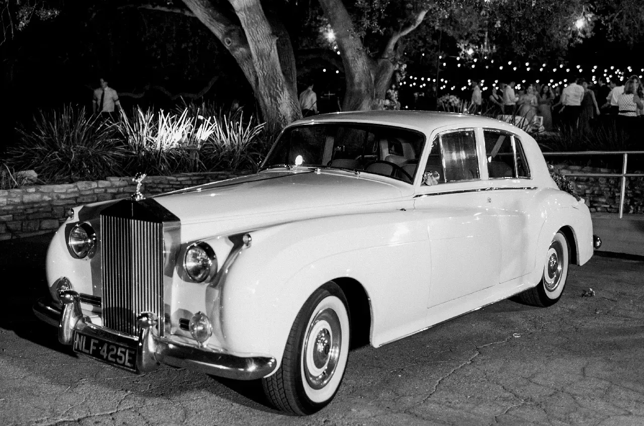 1960 Rolls Royce Silver Cloud II White 1960 Rolls Royce Silver Cloud II for wedding car rental