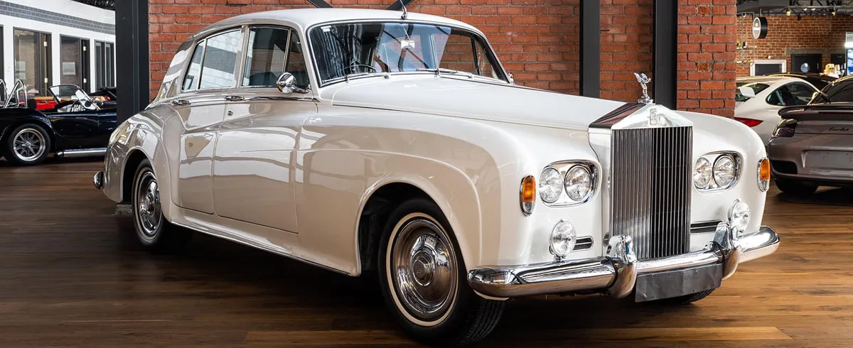 1964 Rolls Royce Silver Cloud for wedding car rental in Rhode Island