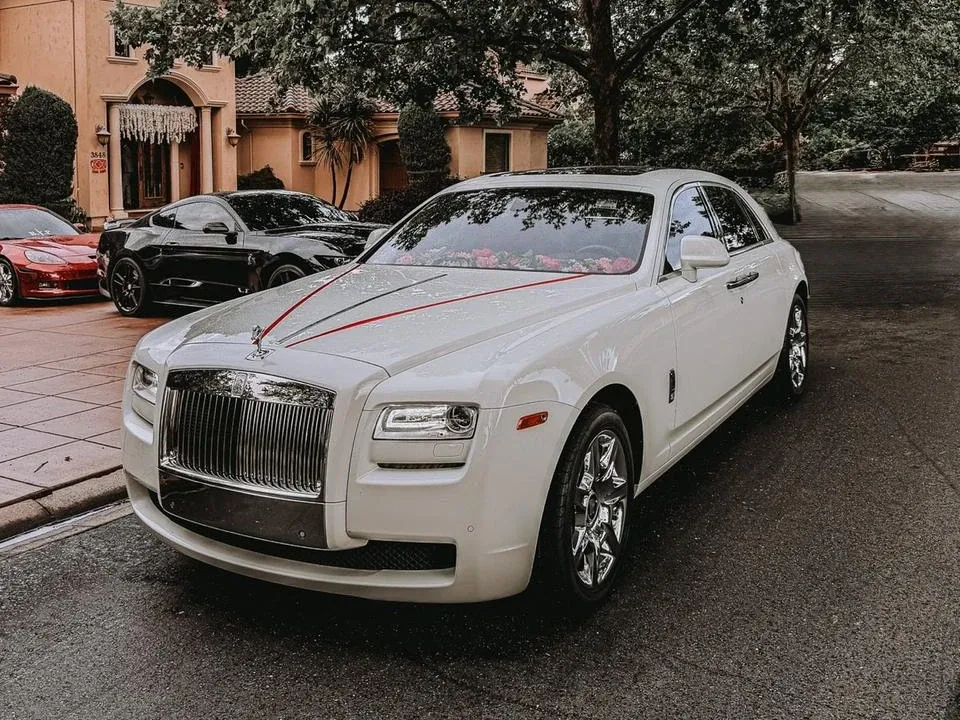 2015 Rolls-Royce Ghost finished in white, bookable now