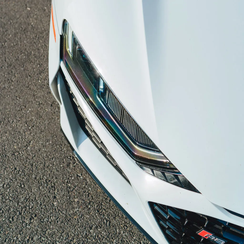 Silver 2022 Audi R8 V10 Spyder Iblis, photo 5 for wedding car rental in Rockville, MD