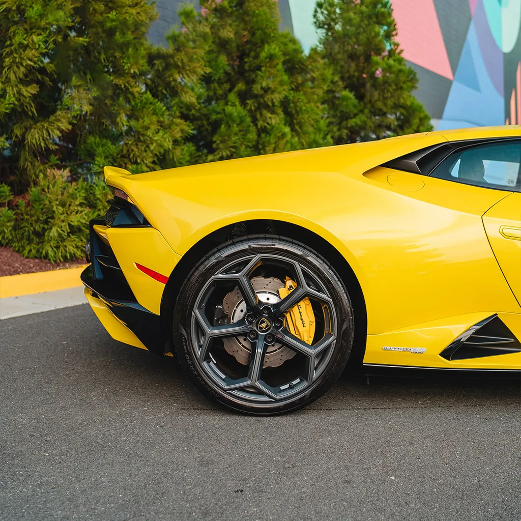 2022 Lamborghini Huracan EVO Giallo Orion finished in gold, take 12