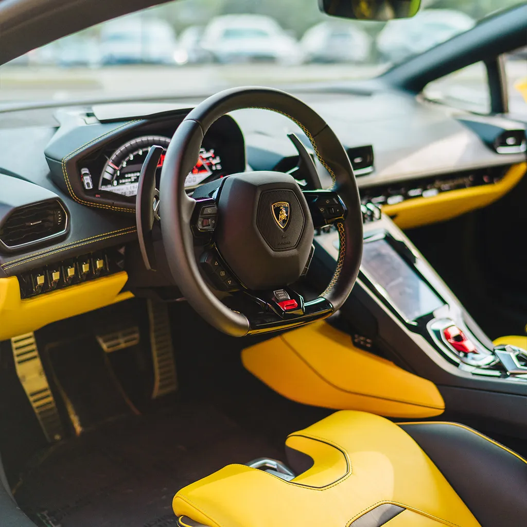 2022 Lamborghini Huracan EVO Giallo Orion finished in gold, take 2