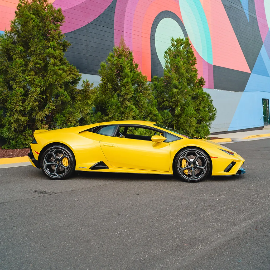 2022 Lamborghini Huracan EVO Giallo Orion finished in gold, take 3