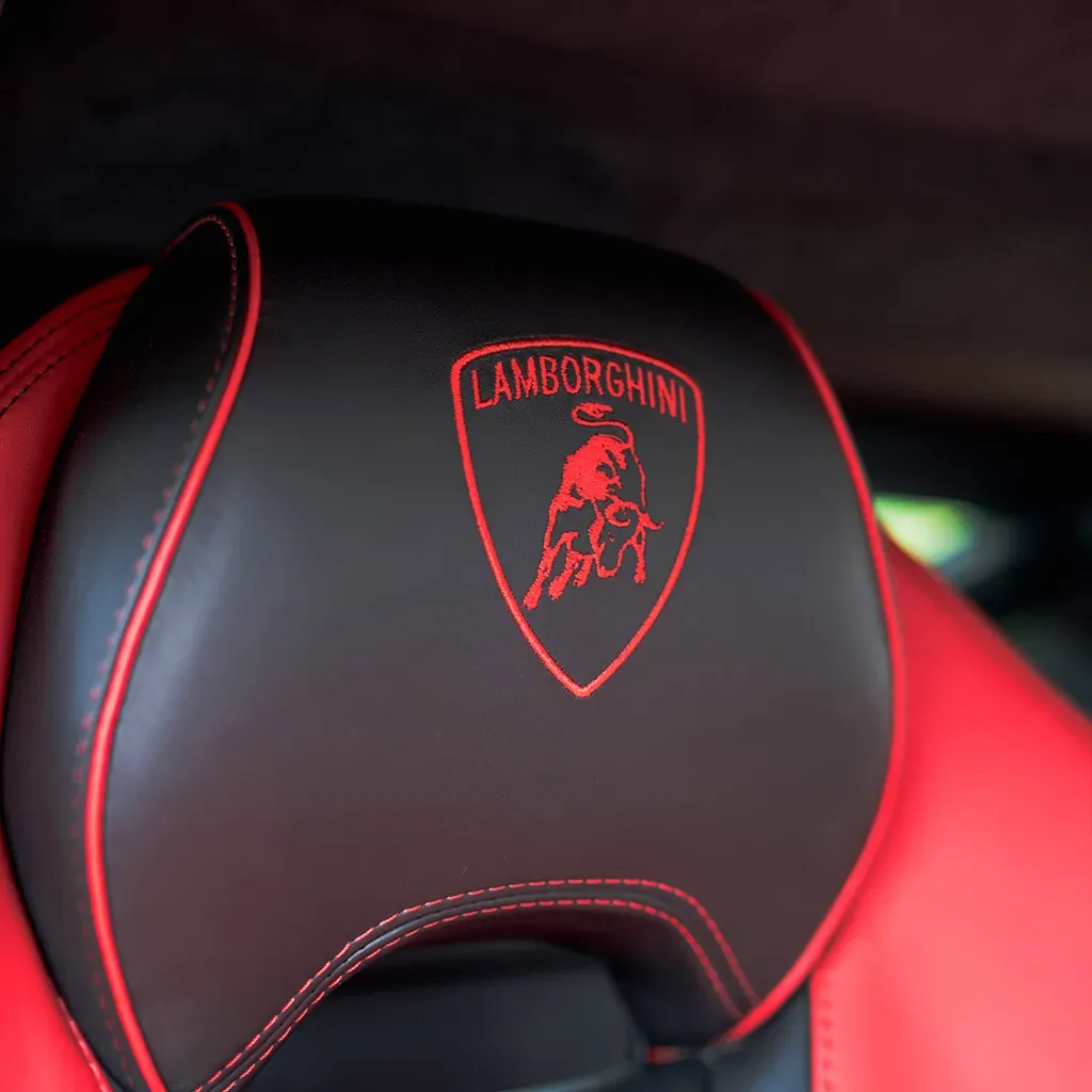 Red 2022 Lamborghini Huracan EVO Rosso Mars, photo 10 for wedding car rental in Rockville, MD