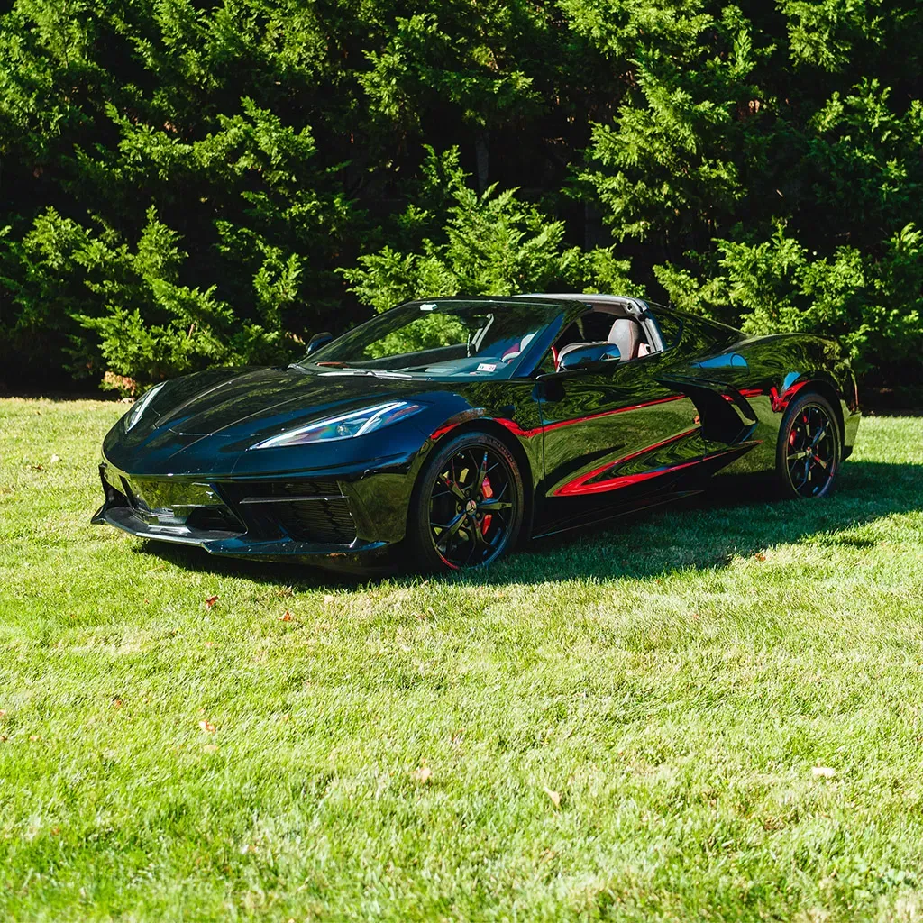 Black 2023 Corvette C8 2LT Convertible, photo 5 for wedding car rental in Rockville, MD