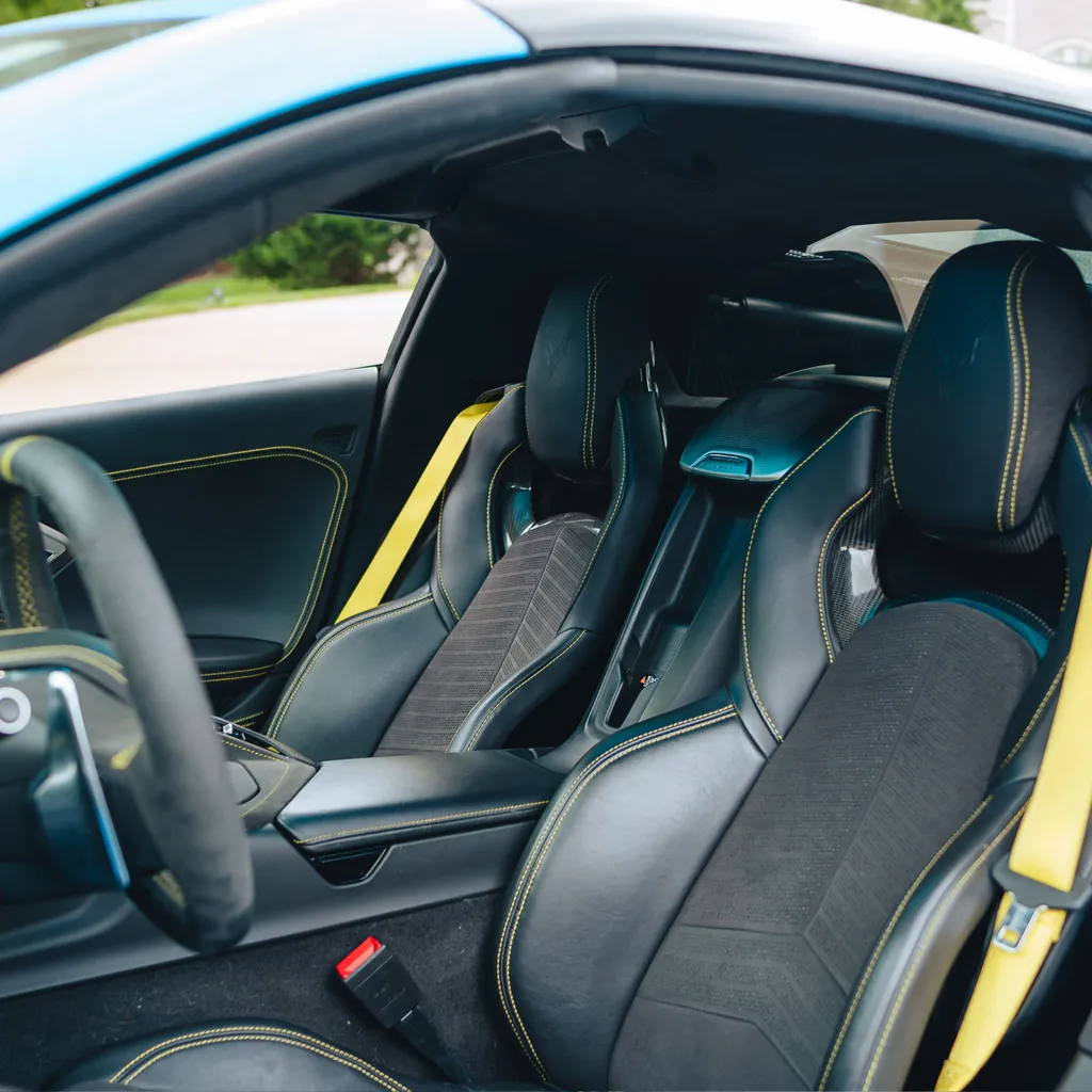 Blue 2023 Corvette C8 3LT Convertible, photo 2 for wedding car rental in Rockville, MD