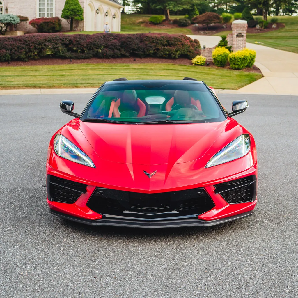 Red 2023 Corvette C8 Roadster 3LT (Automatic Convertible), photo 8 for wedding car rental in Rockville, MD