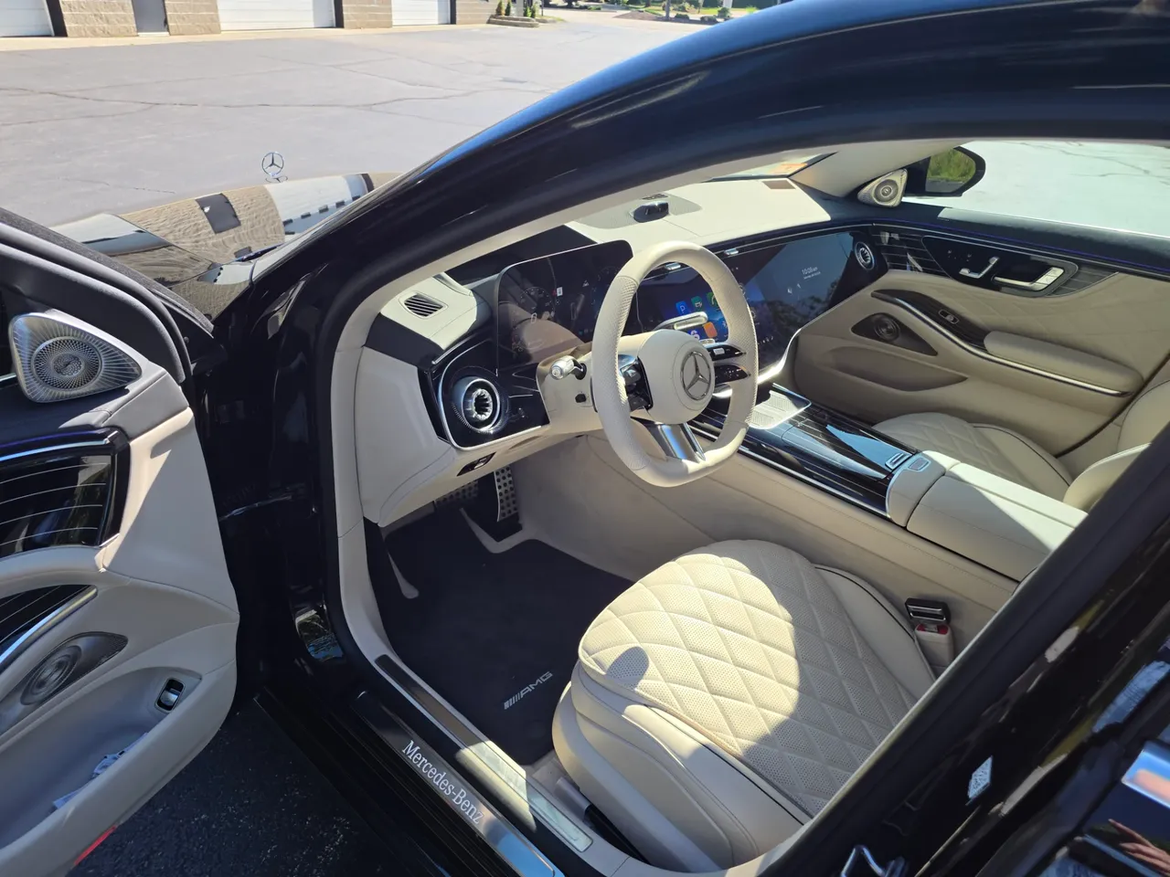 Black 2027 Mercedes-Benz S580 4 Passenger Sedan, photo 3 for wedding car rental in North Canton, CT