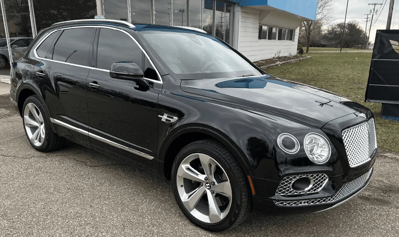 Bentley Bentayga finished in white, bookable now