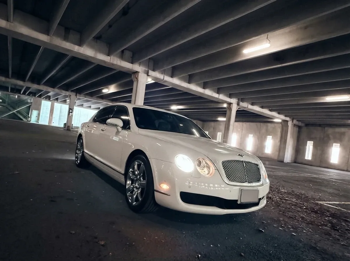 Bentley Continental Flying Spur finished in white, bookable now