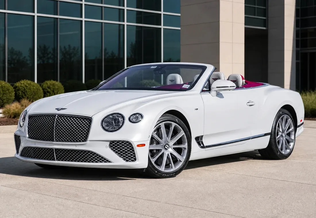 Bentley GTC Convertible for wedding car rental in Brodheadsville, PA