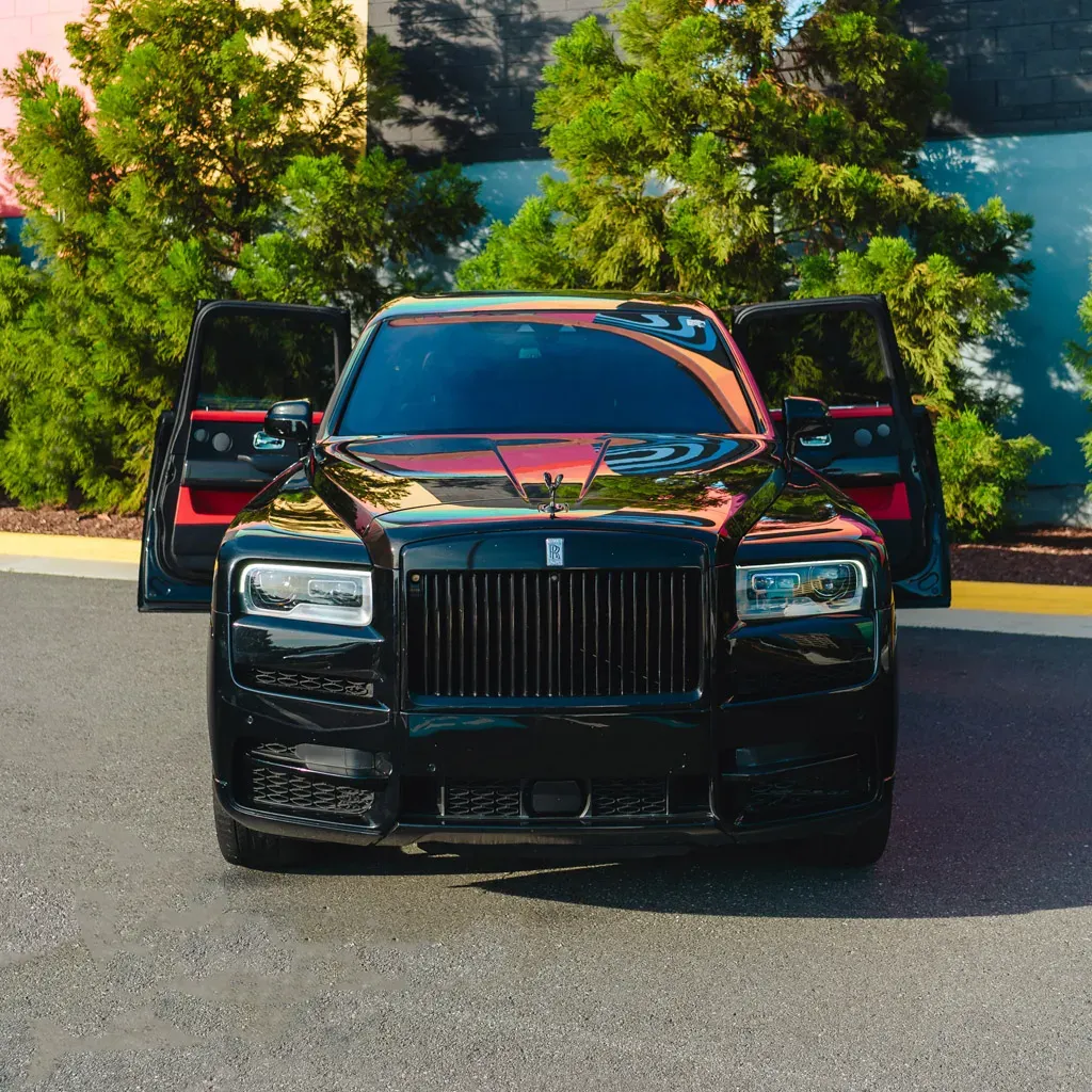 Black Badge Rolls-Royce Cullinan Diamond Xirralic, photo 2 for wedding car rental in Rockville, MD