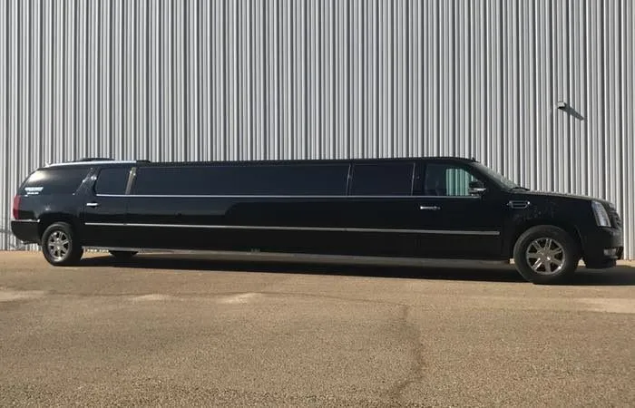 Black Cadillac Escalade Limousine Black Cadillac Escalade Limousine for wedding car rental