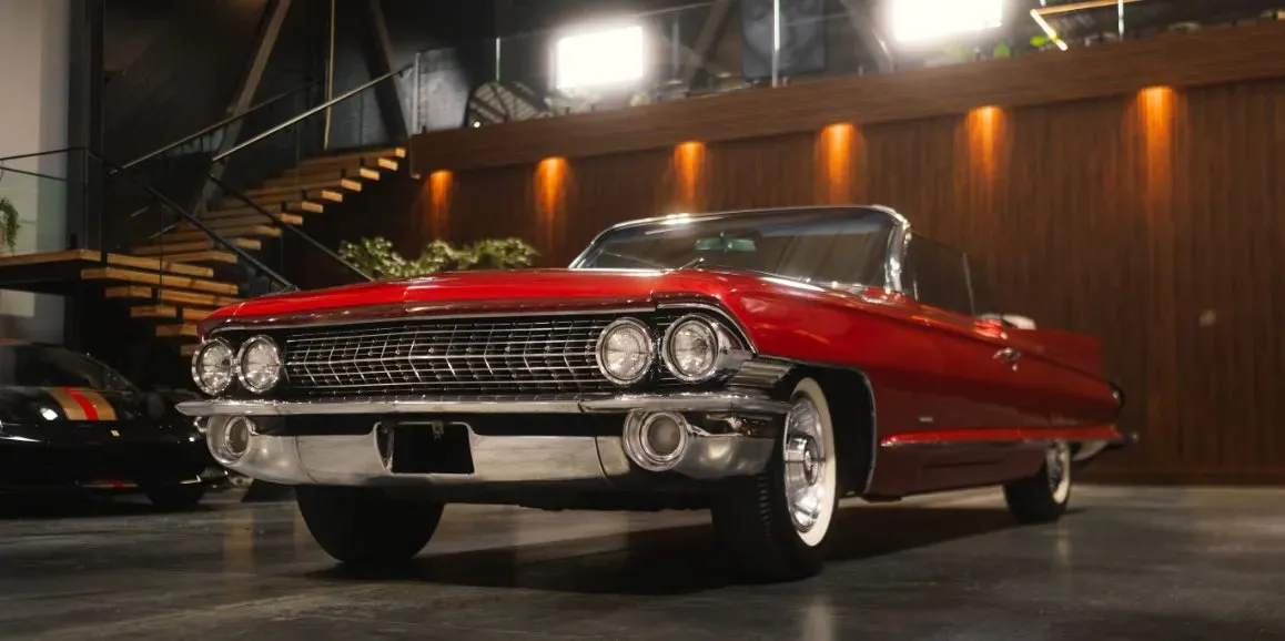 Red Cadillac Deville 1960 (Vintage), photo 2 for wedding car rental in Delaware Red Cadillac Deville 1960 (Vintage), photo 2 for wedding car rental in Delaware
