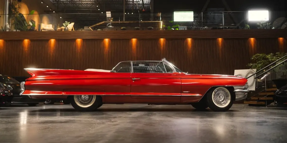Red Cadillac Deville 1960 (Vintage), photo 3 for wedding car rental in Delaware Red Cadillac Deville 1960 (Vintage), photo 3 for wedding car rental in Delaware