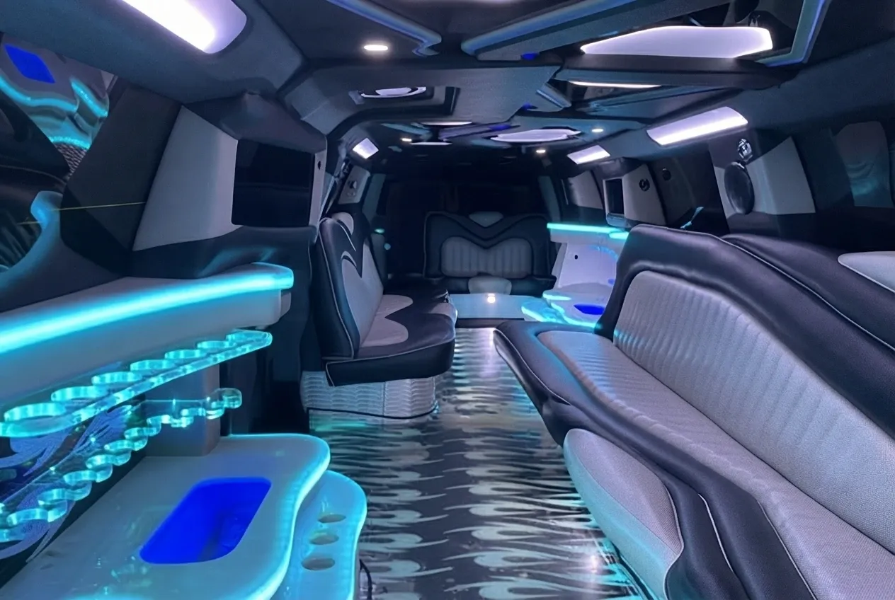 White Cadillac Escalade Cadillac Escalade finished in white, bookable now