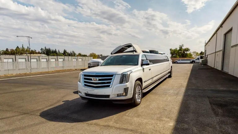 Cadillac Escalade Limousine for wedding car rental
