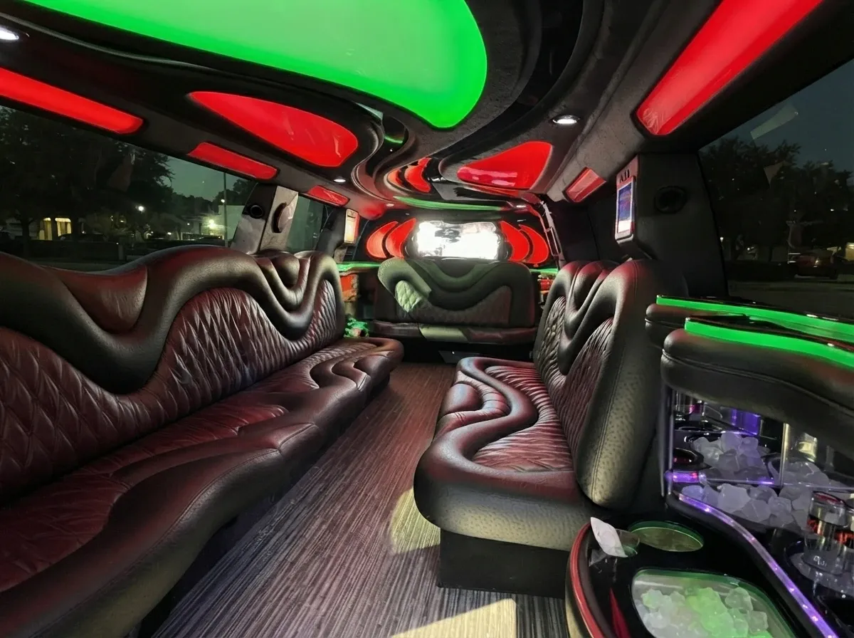 Cadillac Escalade Limousine finished in white, take 2