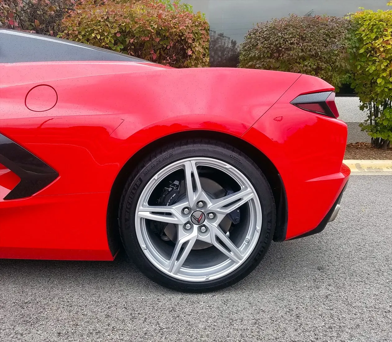 Corvette Convertible finished in red, take 9