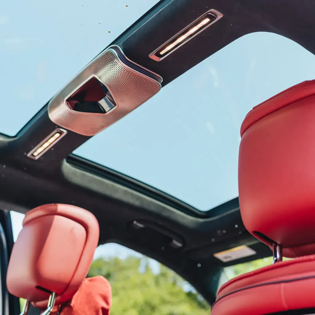 Black Designo S580 Mercedes-Benz 2023 with Starlight Roof, photo 9 for wedding car rental in Rockville, MD