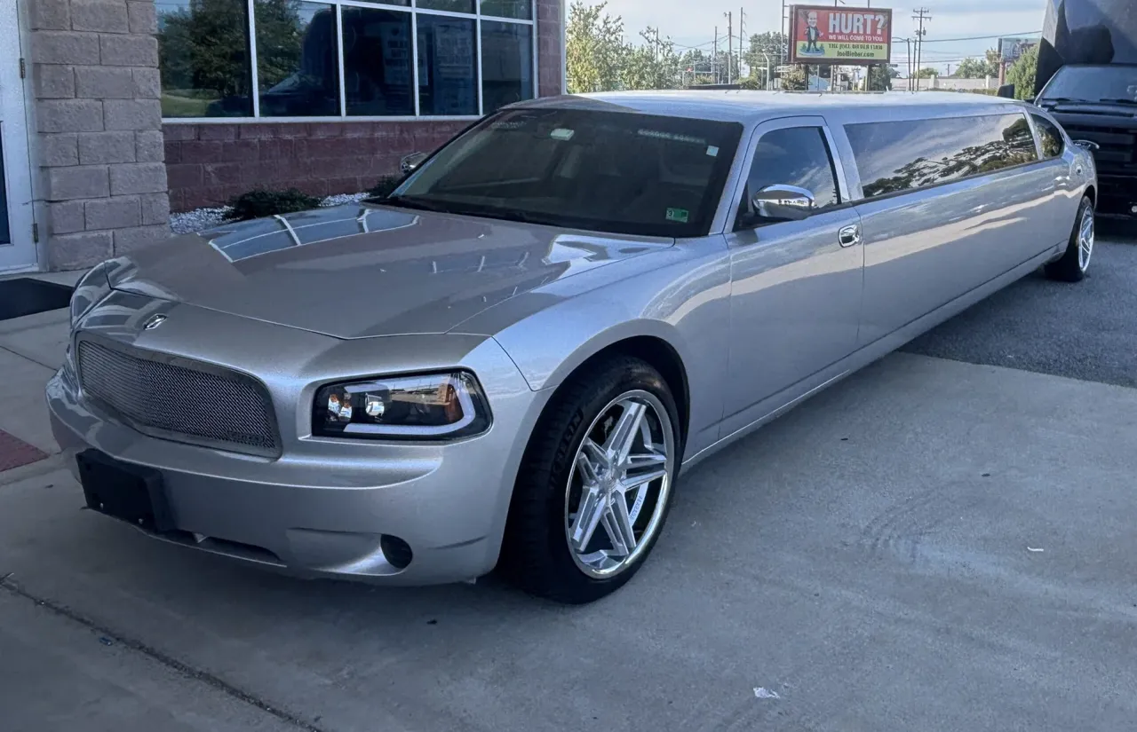 Dodge Charger Stretch Limousine, photo 2 for wedding car rental