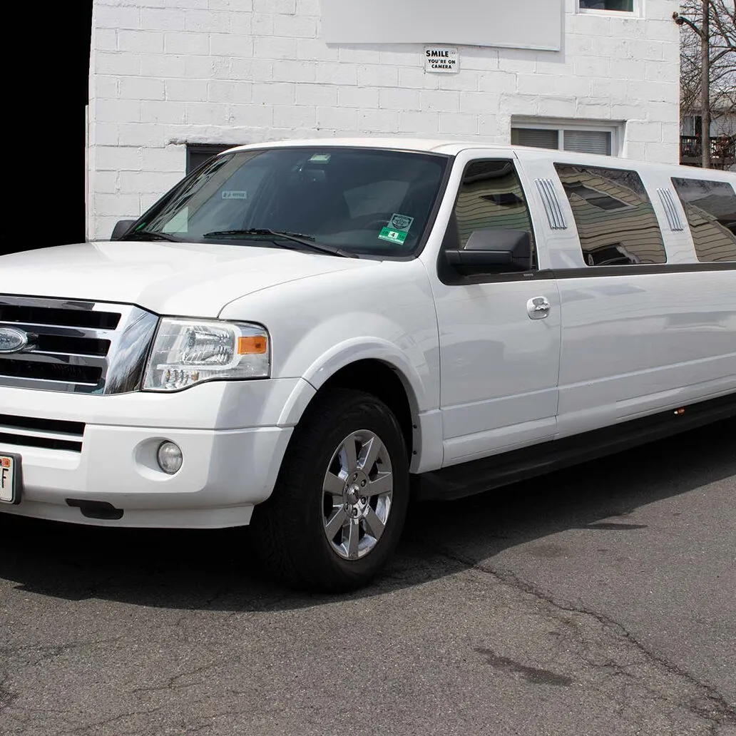 Expedition Stretch White Expedition Stretch for wedding car rental