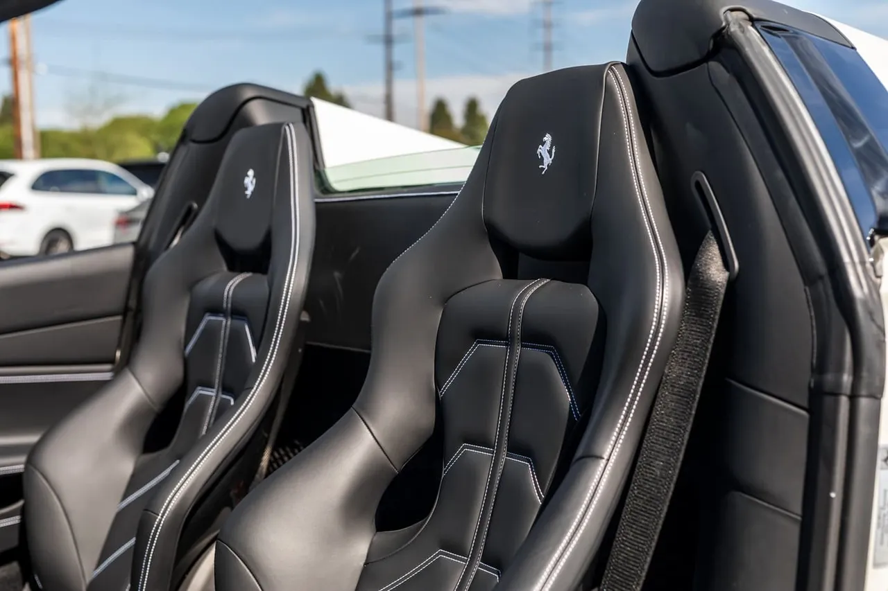 Ferrari 488 Spider finished in white, take 5