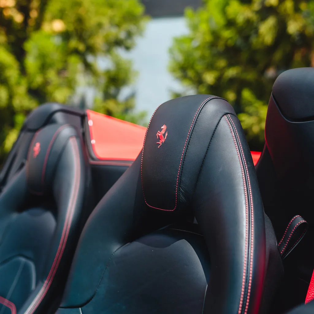 Ferrari 488 Spider Rosso Red, photo 2 for wedding car rental in Rockville, MD