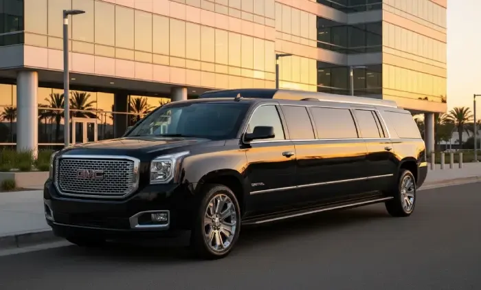 GMC Yukon Limousine GMC Yukon Limousine for wedding car rental