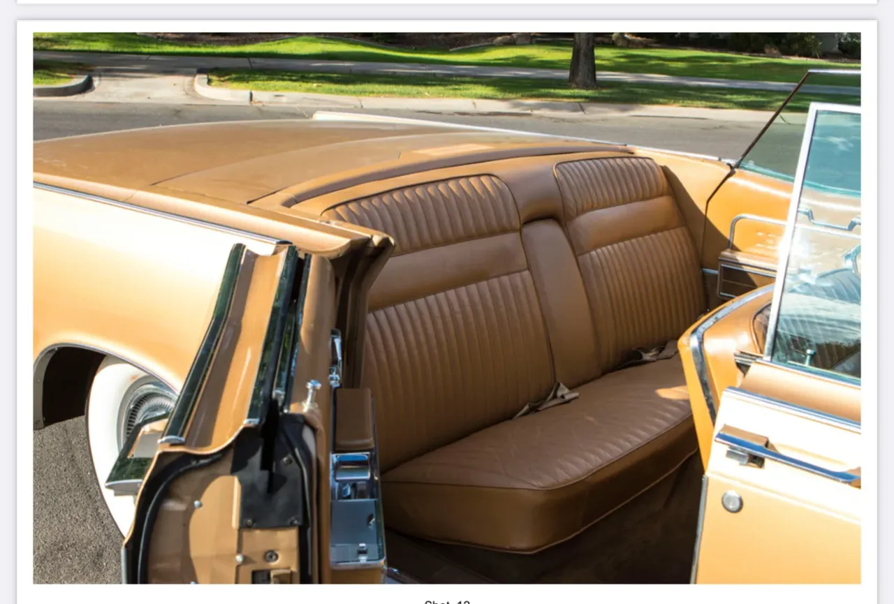 Gold Goldie -- The 66 Continental, photo 3 for wedding car rental
