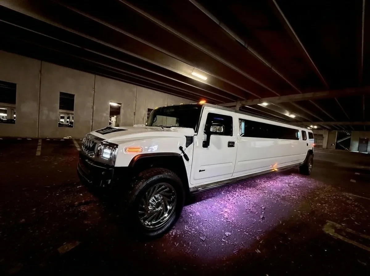 H2 Hummer finished in white, take 12