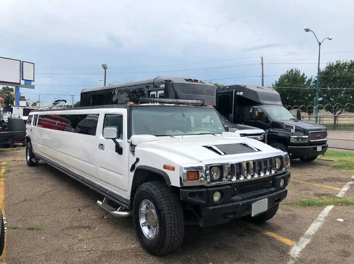 Hummer Limousine finished in pink, bookable now
