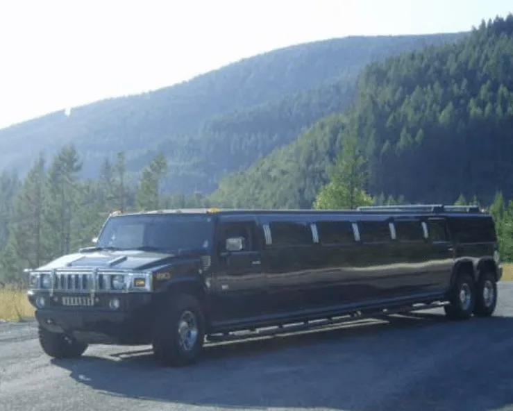 Hummer Limousine Black Hummer Limousine for wedding car rental
