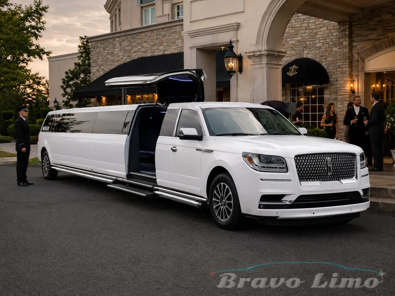 Jet Door Lincoln Navigator Limousine for wedding car rental