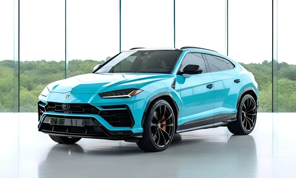 Lamborghini Urus finished in blue, bookable now