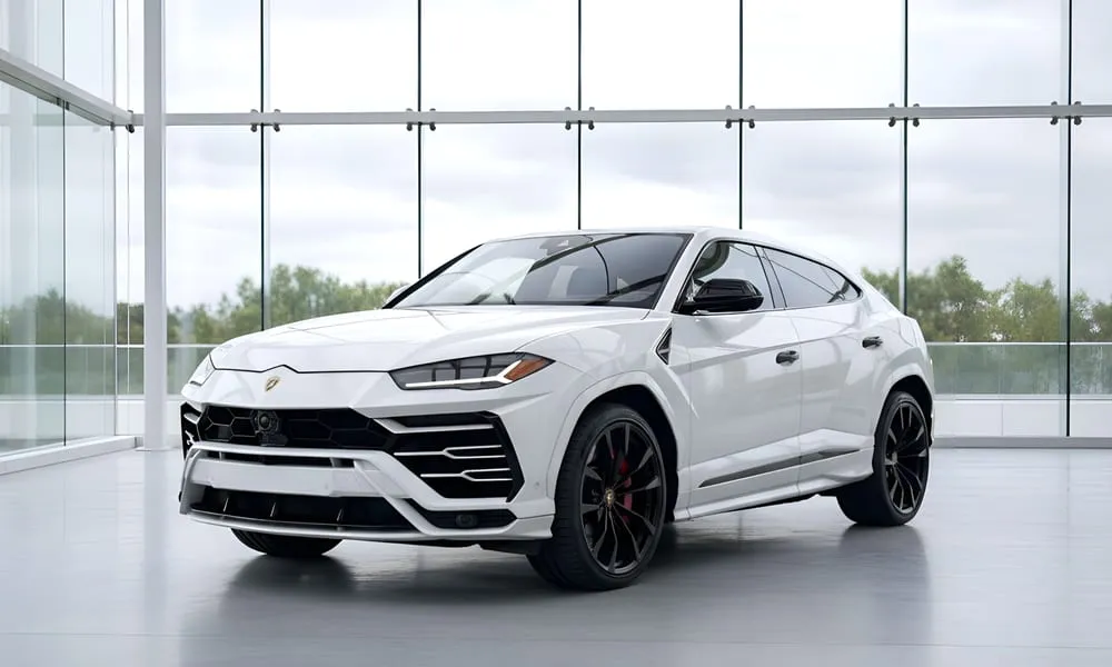 Lamborghini Urus finished in blue, take 9
