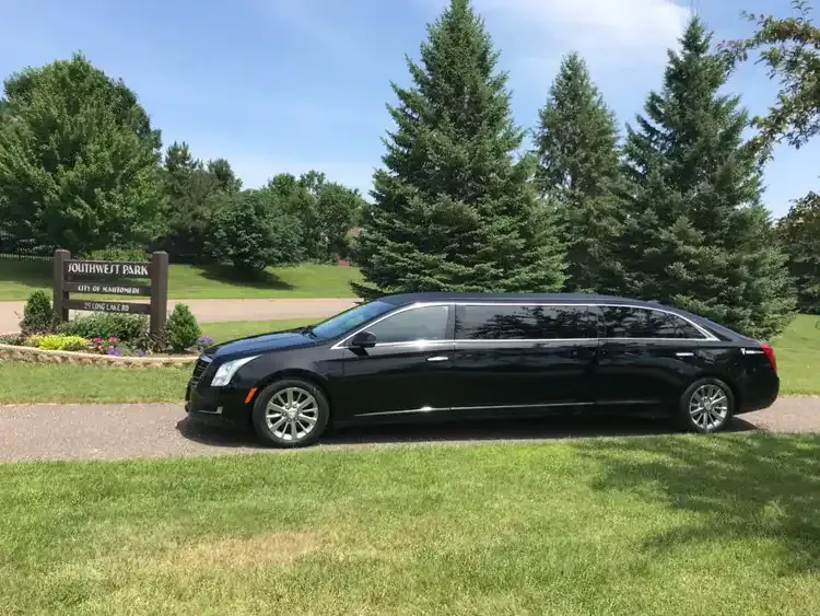 Black Lincoln MKT Limousine for wedding car rental