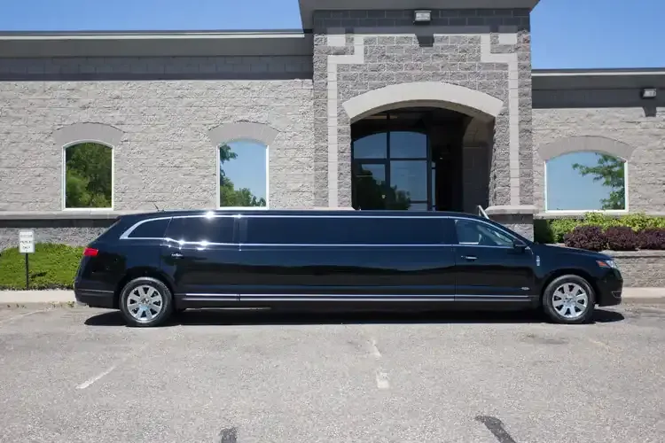 Black Lincoln MKT Limousine for wedding car rental