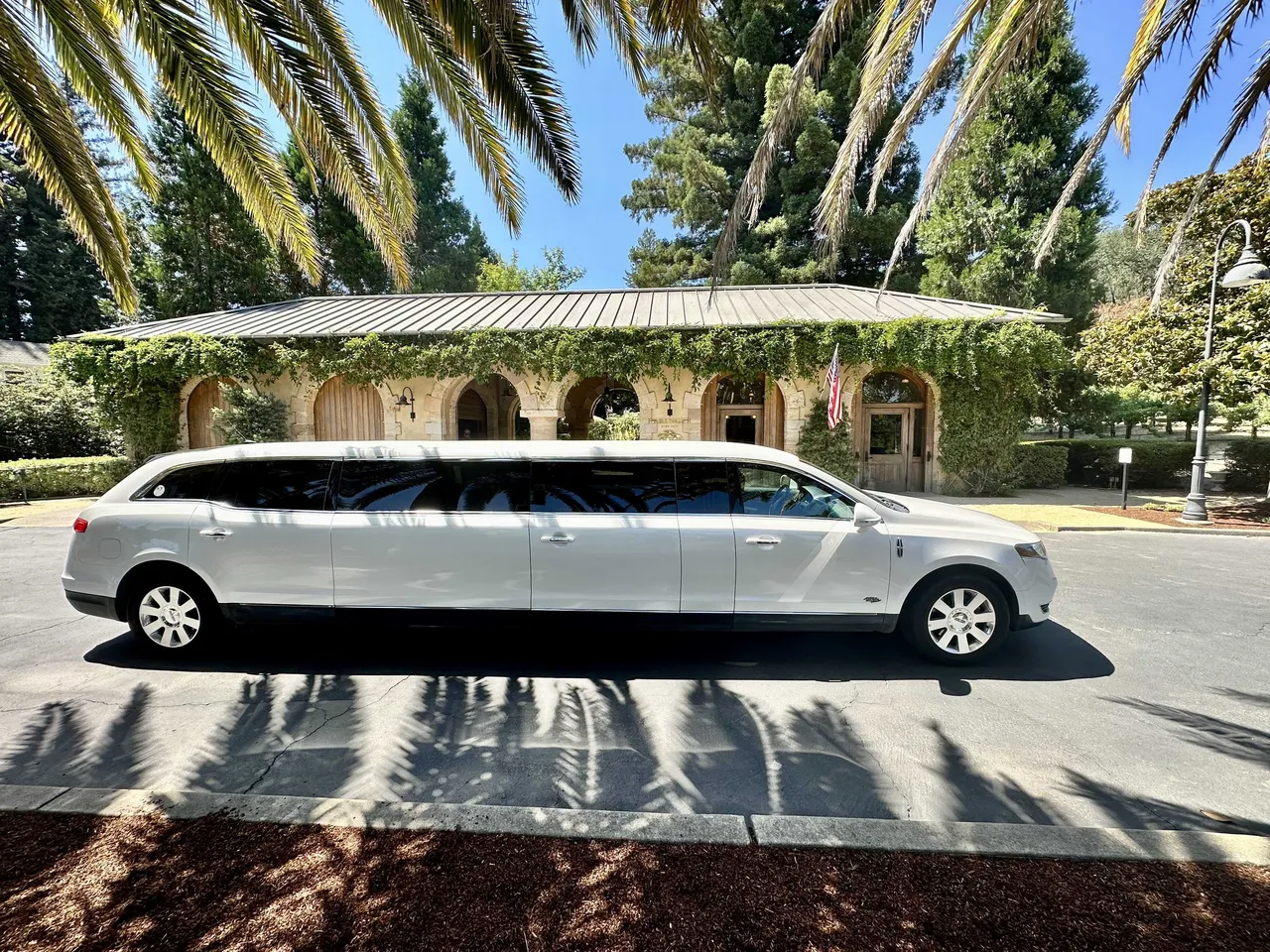 White Lincoln MKT Limo for wedding limo rental White Lincoln MKT Limo for wedding limo rental