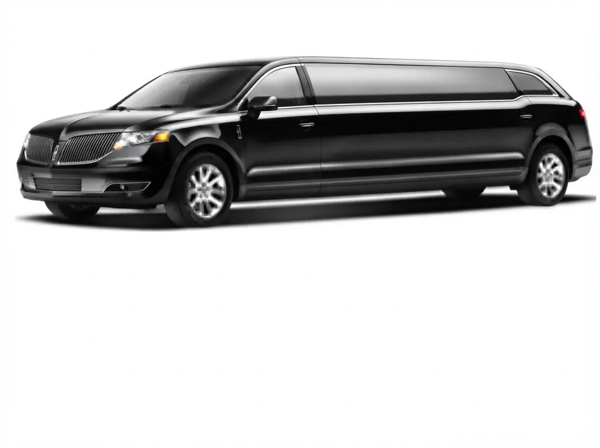 Lincoln MKT Limousine finished in black, bookable now