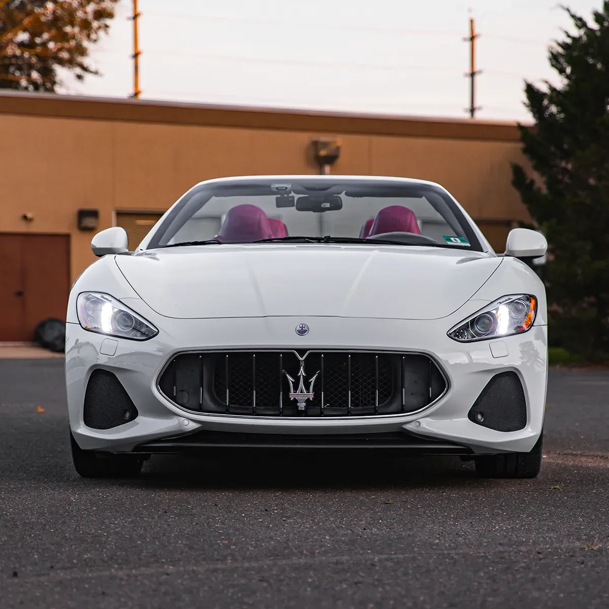 Maserati Granturismo Convertible for wedding car rental in Monmouth Junction, NJ