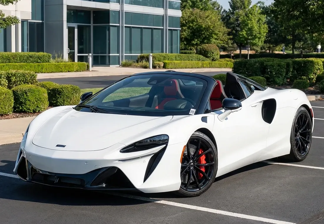 McLaren Artura for wedding car rental in Monmouth Junction, NJ