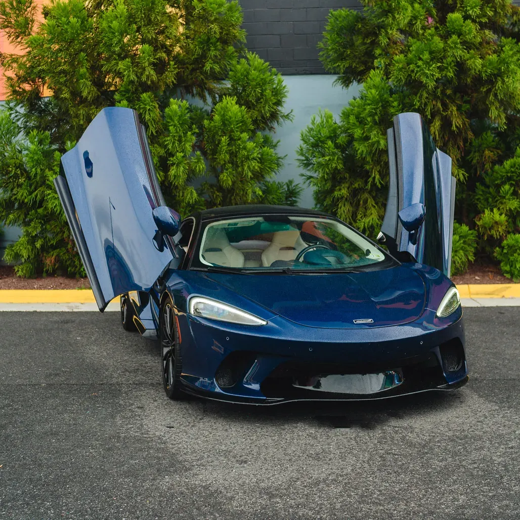McLaren GT Aurora Blue, bookable now McLaren GT Aurora Blue, bookable now