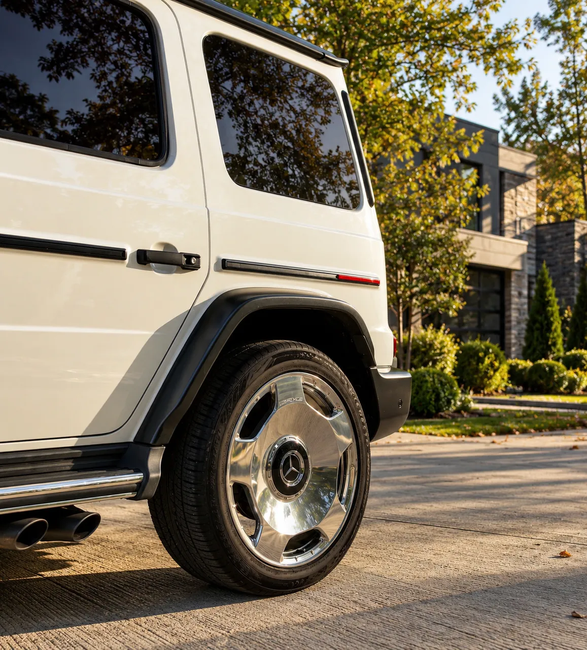 Mercedes AMG G63 — White, take 3