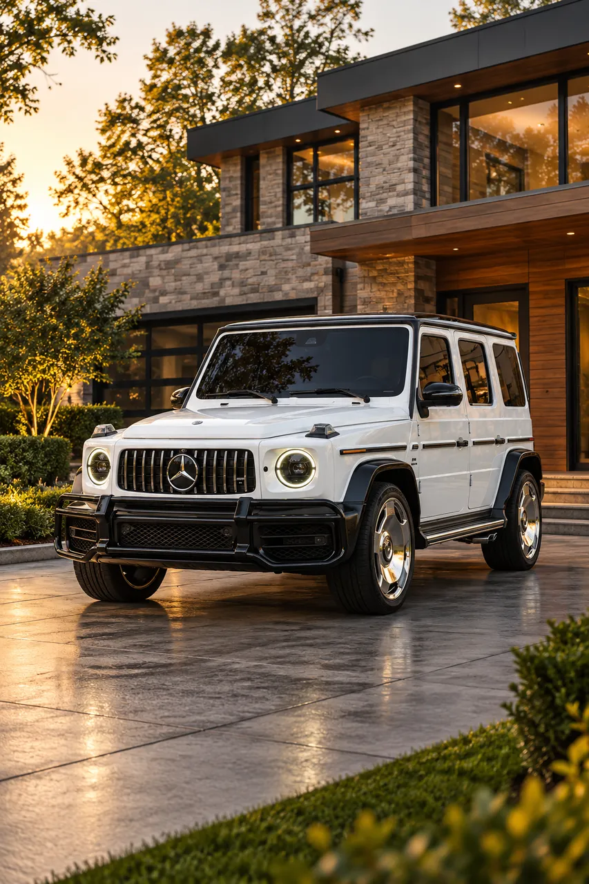 Mercedes AMG G63 — White, take 2