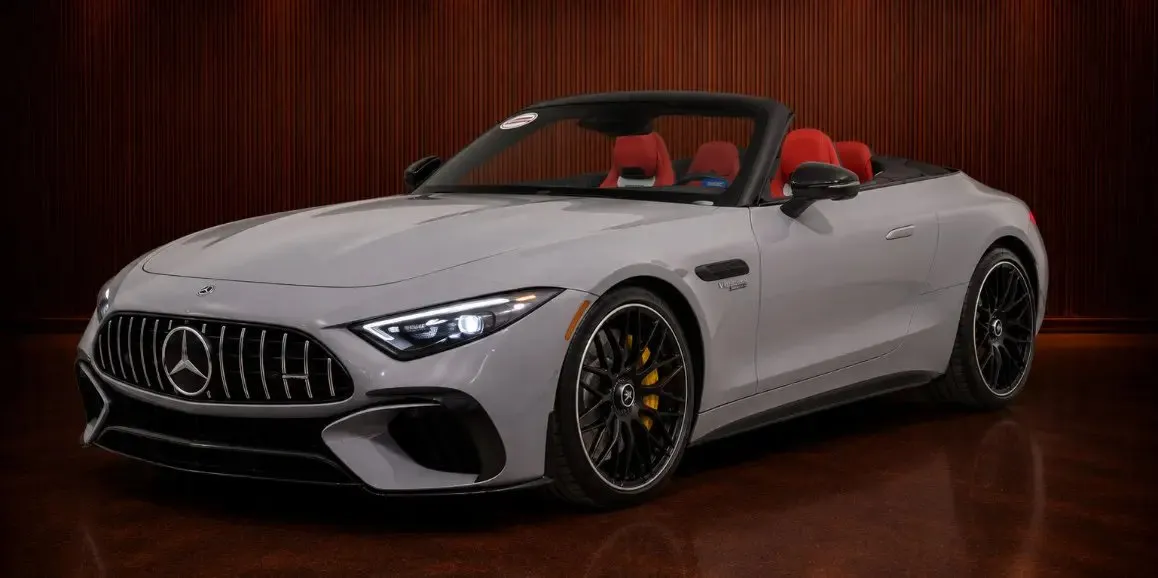 Mercedes-AMG SL 63 finished in silver, bookable now